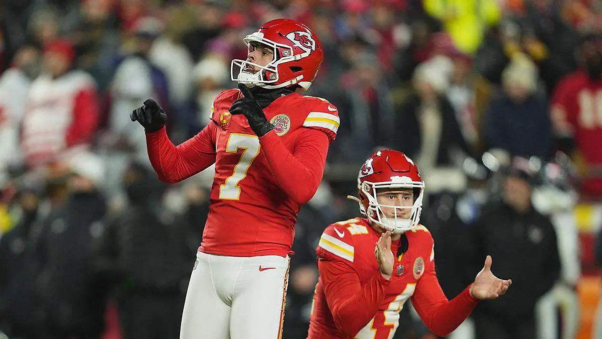 En el Super Bowl 57  Harrison Butker hizo ganar a Kansas City con un gol de campo